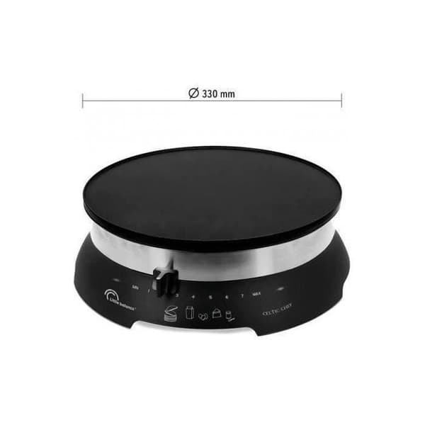 Elektrisk crepejärn - LITTLE BALANCE - 33 cm - 1300W - Non-stick beläggning - Justerbar termostat