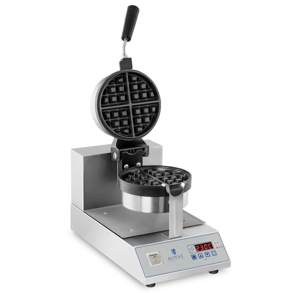 Roterande våfflor för våfflor med runda kvartar. 18 cm 1300W RCWM-1300-RE