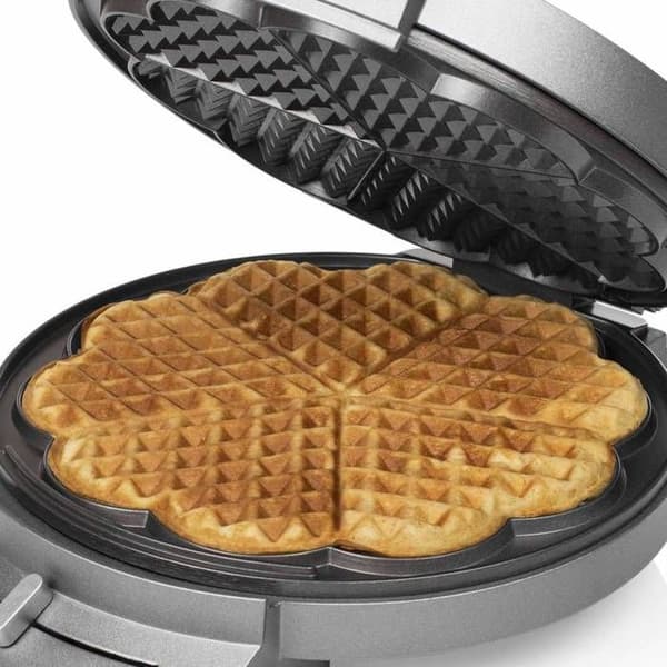 Princess Waffle Maker Deluxe 5 Waffles 1200 W Silver and Black