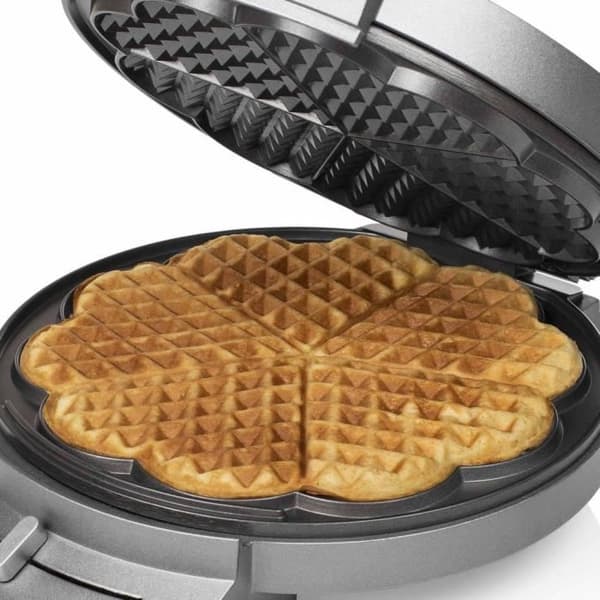 Princess Waffle Maker Deluxe 5 Waffles 1200 W Silver and Black