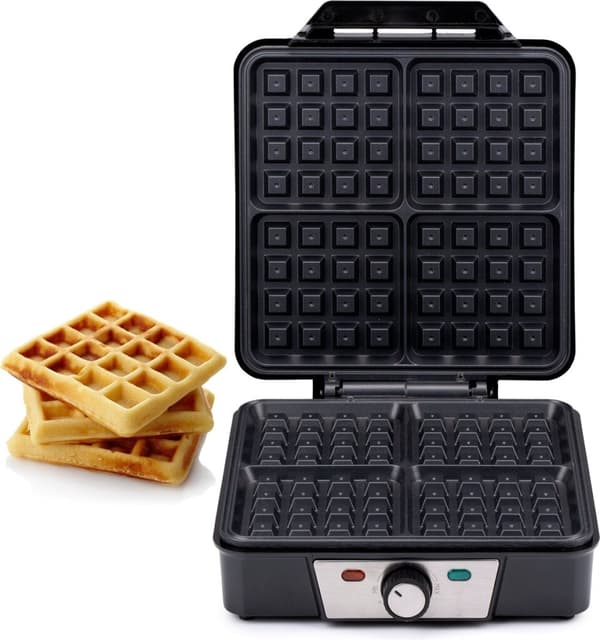 Alpina vaffeljern Bruxelles vafler non-stick belægning 4 vafler 1200W