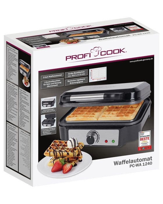 ProfiCook våffelbryggare PC-WA1240