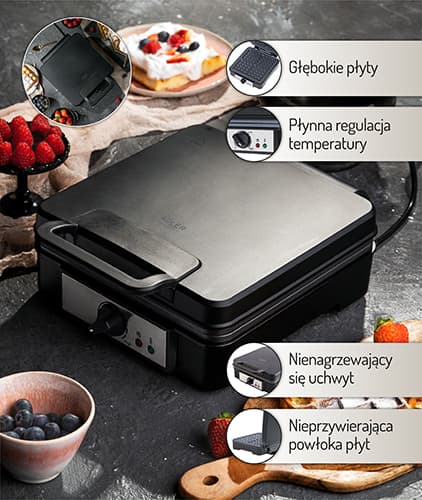 AD 3049 Våffelbryggare 1800W