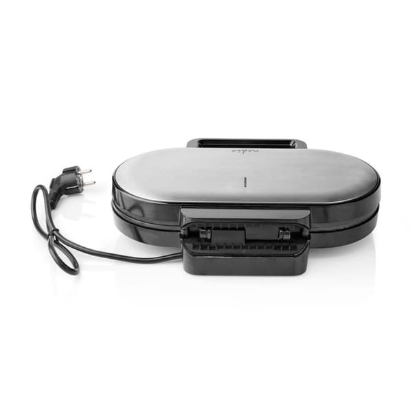 Nedis KAWP110FBK Dobbelt vaffelmaskine 2x 14 Cm 1200 W Sort