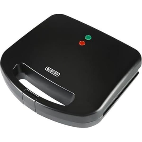 XXL Bourgini croque monsieur - Svart - Non-stick tallrikar - 800 W