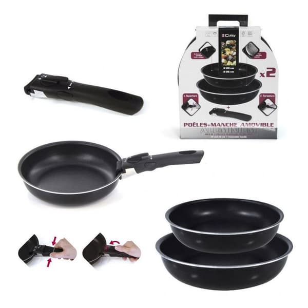 Crepe maker - Induktion - D. 28 cm - Aluminium - Svart - Tillbehör ingår