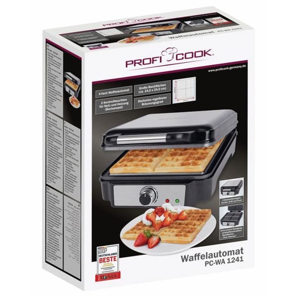 proficook dubbel våffelbryggare PC-WA1241