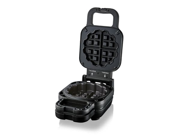 Cloer 6150, 4 våffla/våfflor, Triangel, Svart, Plast, 800 W, 220 - 240 V