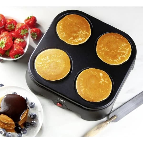 DOMO DO1094P Pannkaksbakare svart non-stick beläggning