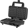 Miniatyrbild 2 av 3: Professionell våffeljärn för 2 tjocka belgiska våfflor, non-stick plattor MPM MGO-20M 1000W svart/silver 13332