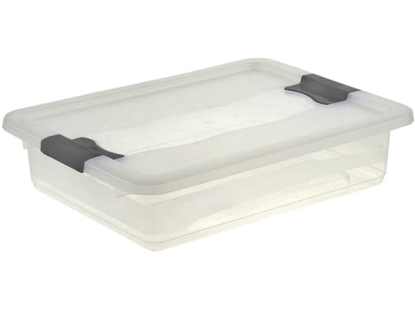 Keeeper Laatikko kannellinen kristallirasia Cornelia 39,5x29,5x9,5cm 7L läpinäkyvä