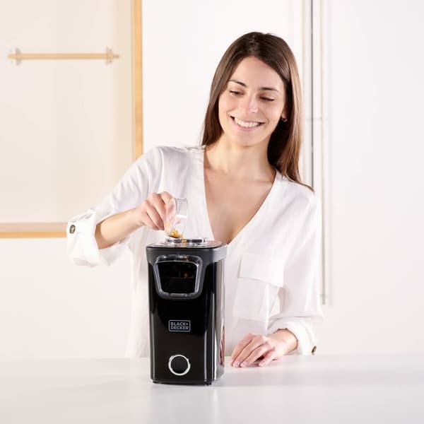 Popcornmaskin Black & Decker ES9680100B Svart 1100 W