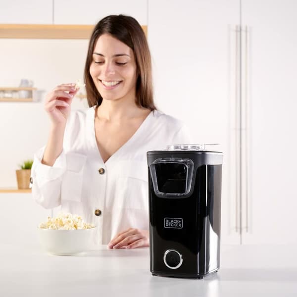 Popcornmaskin Black & Decker ES9680100B Svart 1100 W