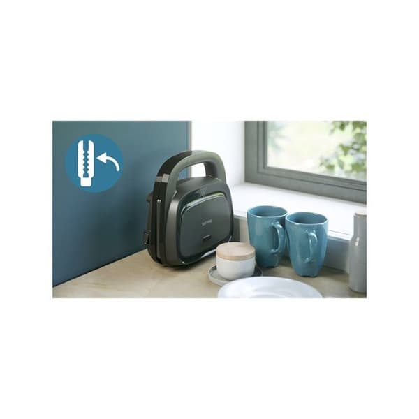 GAUFRIER 750W LAMPOR BANDA SVART KABEL PHILIPS - HD2332.90