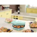 Miniatyrbild 2 av 2: Bestron Donut maker i retrodesign, Sweet Dreams, Non-stick beläggning, 700 Watt, Färg: mint