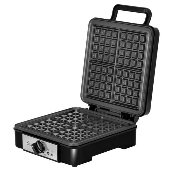 MPM MGO-36M Professionell våffelbryggare för 4 tjocka belgiska våfflor non-stick plattor automatisk temperatur, rostfritt stål. 1200W