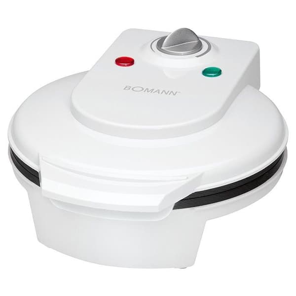 Gauffrör - Bomann - WA 5018 CB - Vit - 1200 W - Non-stick - Justerbar