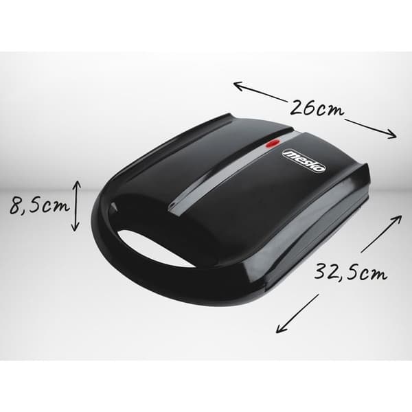 Gaufrier Gaufrier med nötter, 24 halvor av deg åt gången, anti-stick plattor Mesko MS3041 1600W svart 34001