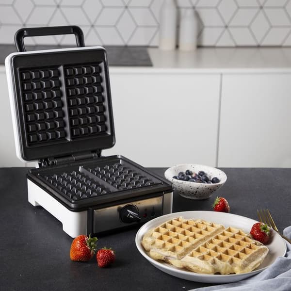 Princess 132397 Våffelmaskin - Belgisk våffelform - 1200 W - 19,8 x 19,5 cm - Non-Stick beläggning