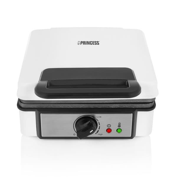 Princess 132397 Våffelmaskin - Belgisk våffelform - 1200 W - 19,8 x 19,5 cm - Non-Stick beläggning