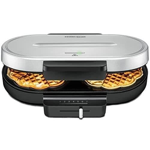 ROMMELSBACHER WAFFEL AUTOMAT WA 1250 SET MED 2 HJÄRTFORMADE VÅFFLOR