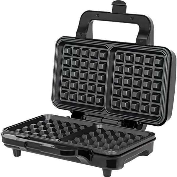 MPM MGO-20M Professionell våffelbryggare för 2 tjocka belgiska våfflor, non-stick tallrikar, automatisk temperatur, rostfritt stål. 1000W