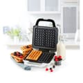 Miniatyrbild 5 av 6: DOMO DO9222W - Våffeljärn - 900W - 4x7 cm - Non-stick beläggning - Justerbar termostat - Säkerhetslås