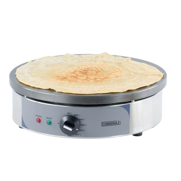 Professionell crepe maker - Casselin - Ø350 mm - Rostfritt stål - 2200 W - Justerbar termostat