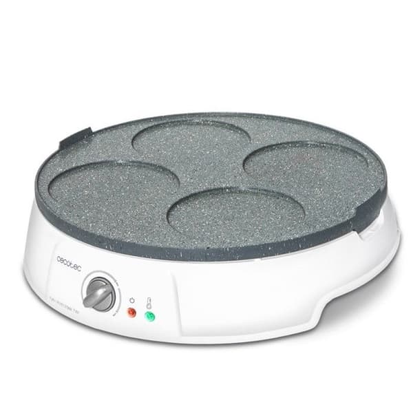 Crepe maker - CECOTEC - Fun Crepestone Twin - Vändbar platta - RockStone non-stick beläggning