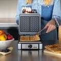 Miniatyrbild 6 av 6: Gofrér med justerbar termostat - LIVOO - DOP206 - 1200W - 2 våfflor - Non-stick - Yta 14,5 x 17,5 cm - Ljusindikatorer