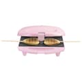 Miniatyrbild 2 av 4: Bestron Våffelmaskin i form av ett hjärta DSW271P 780 W Rosa