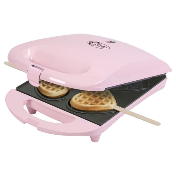 Bestron Våffelmaskin i form av ett hjärta DSW271P 780 W Rosa