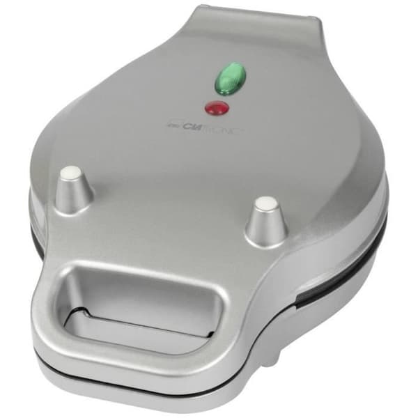 Clatronic WA 3772 Våffelmakare silver non-stick beläggning