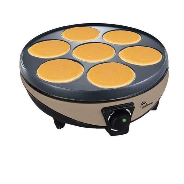 Crepe maker - LITT BALANS - Muskot - 1000W - 30 cm tallrik och 7 fördjupningar - Non-stick beläggning