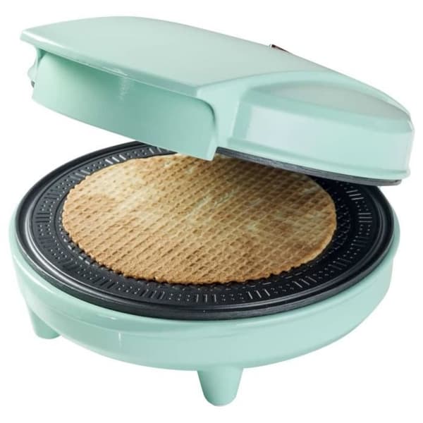 BESTRON AWCM700 - Cone Maker, med kon, non-stick belagd croissantjärn, 700 Watt - Mintgrön