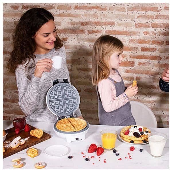 Rolig Gofrestone 3in1 våffelbryggare - Cecotec - RockStone Non-Stick beläggning - Våfflor, Donuth, Muffins