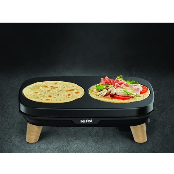Tefal crepiere crepe maker 2 avtagbara non-stick tallrikar Gourmet PY900812