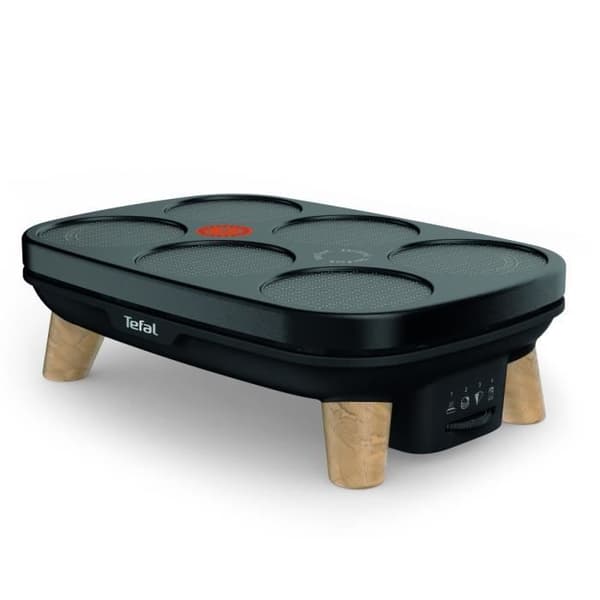 Tefal crepiere crepe maker 2 avtagbara non-stick tallrikar Gourmet PY900812