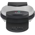 Miniatyrbild 1 av 5: Våffeljärn - TEFAL - WM 310D - 1000 W - Borstat rostfritt stål - Non-stick beläggning - Svart