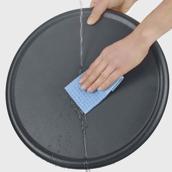 SEVERIN Crêpe maker XXL 1500 W, diameter 38 cm, för crêpes och XXL pannkakor, med spatel och smetfördelare, Rostfritt stål / Svart, CM2199