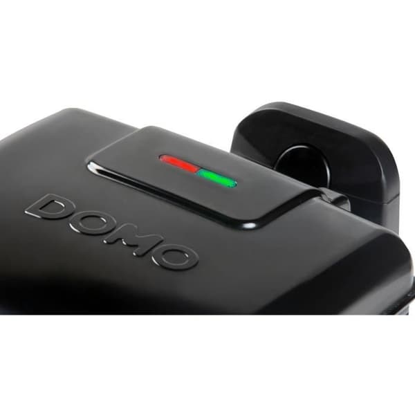 DOMO Roterande Våffeljärn - DO9224W - 180° Roterande - Non-stick Beläggning - Svalt Handtag - 2 Personer
