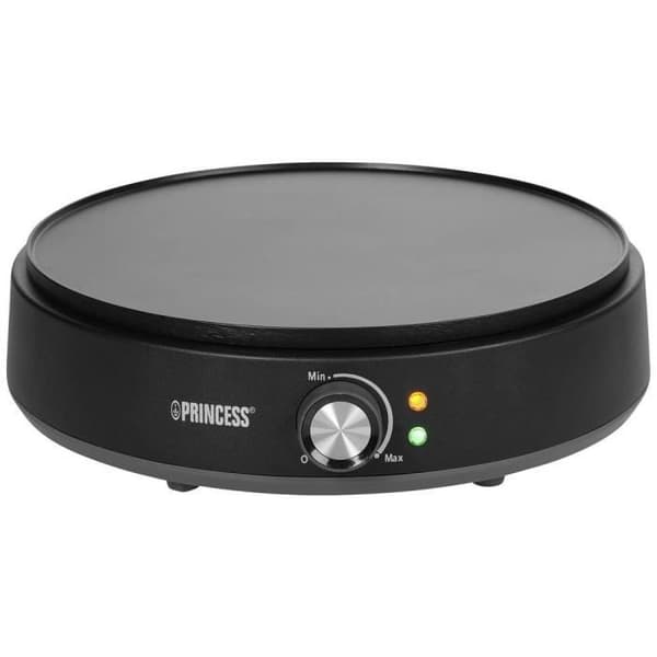 Princess Deluxe Crepe Maker Indikatorlampa, svart non-stick beläggning