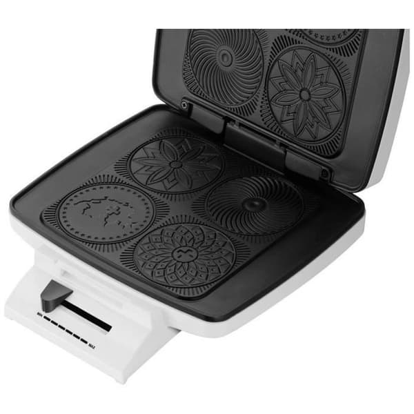 Trisa Bricelet Classic Waffle maker non-stick beläggning, vikning, indikatorlampa, temperaturjustering in co