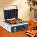Miniatyrbild 3 av 4: 1500W Våffeljärn, Gräddar 6 Våfflor Samtidigt, Non-Stick Yta, Perfekt för Kommersiellt Användande