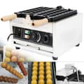 Miniatyrbillede 3 af 4: Kommersiel Vaffeljern, 1500W Effekt, Justerbar Temperaturkontrol, Non-Stick Belægning