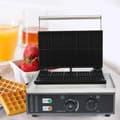 Miniatyrbillede 2 af 2: Vaffeljern, 1500W effekt, temperaturkontrol 50~300℃,sort
