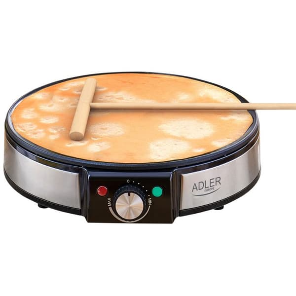 Crepe Maker, 30 cm diameter, non-stick beläggning, justerbar temperatur Adler AD3058 1600W Svart 07043