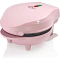 Miniatyrbild 1 av 6: Bestron Mini våfflor för klassiska våfflor, Liten våffelbryggare med non-stick beläggning, Retro design, 550 Watt, Färg: rosa