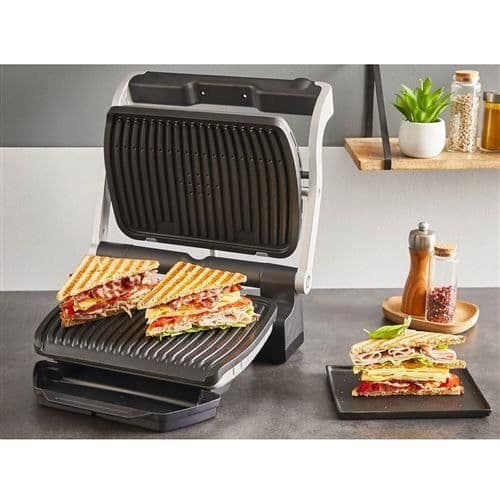 Grill - Tefal - GC718D10 - 2000 W - 6 automatiska program - Non-stick tallrikar