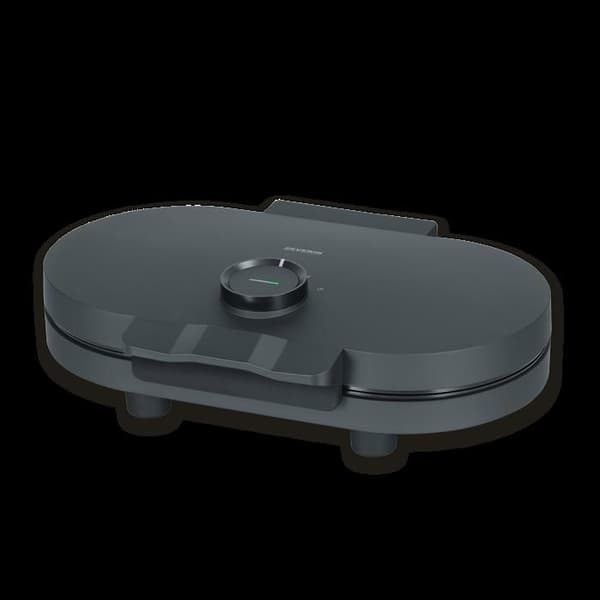 Gaufrier - Black Line - Dubbelplatta - Justerbar temperatur - Vertikal lagring - Non-stick